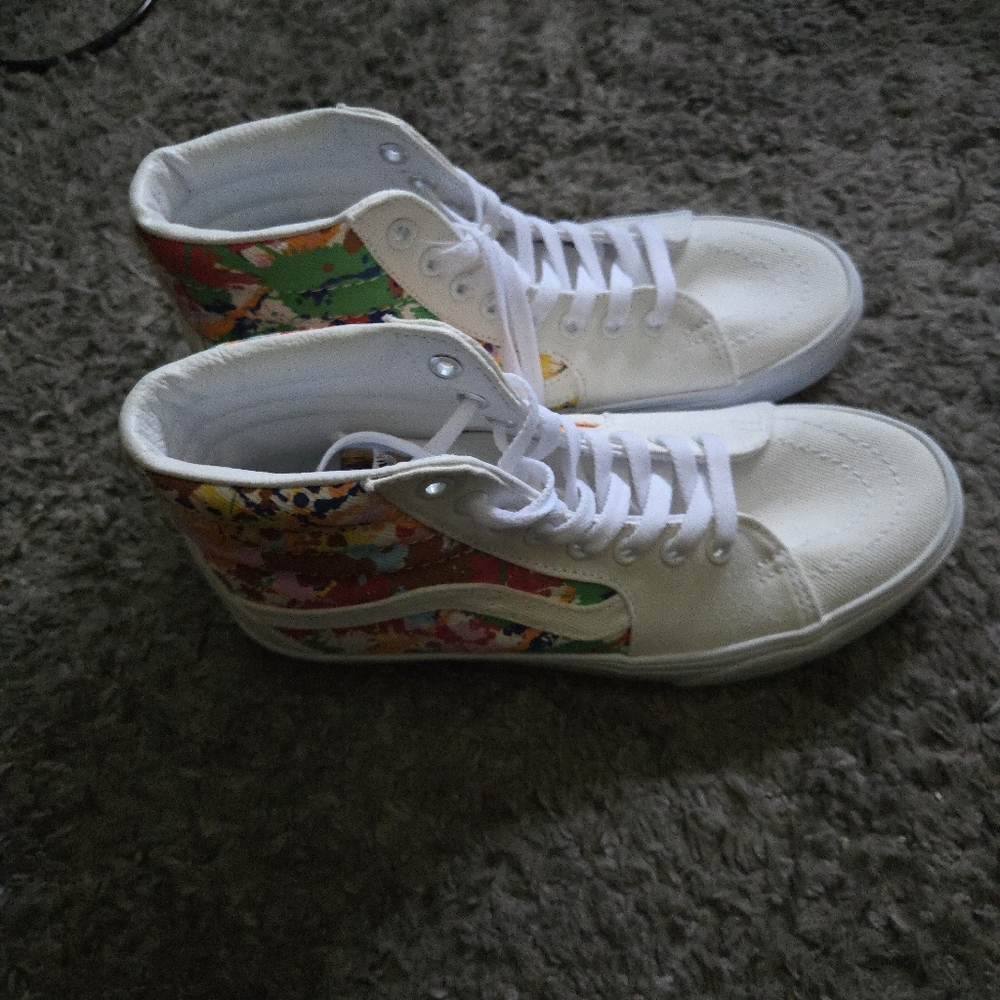 Vans Sk8 Hi Together As Ourselves Women Size 8 White Multi 032026 - Picture 5 of 8